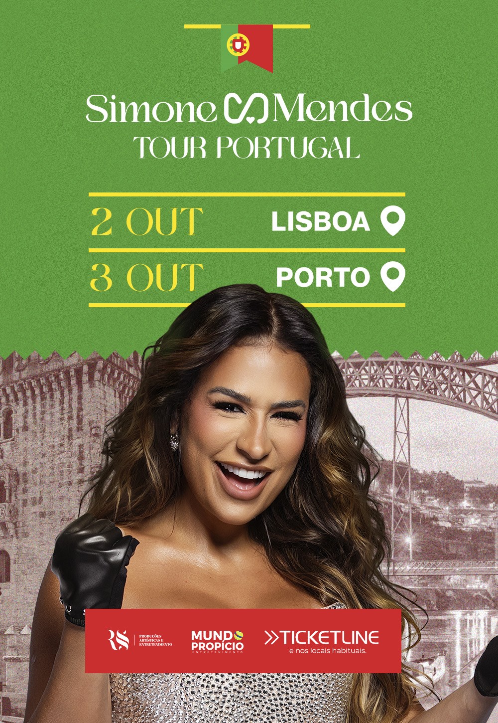 Simone Mendes Tour Portugal 2026
